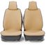 Накидки на сиденье Car Performance передние 2 шт  fiberflax бежевые 10шт/уп CUS-2032 BE