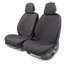 Накидки на сиденье Car Performance передние 2 шт  fiberflax черные CUS-1042 BK