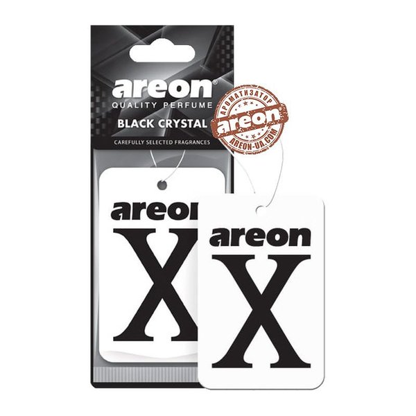 Ароматизатор подвесной картон AREON X-Version Black-Cristal
