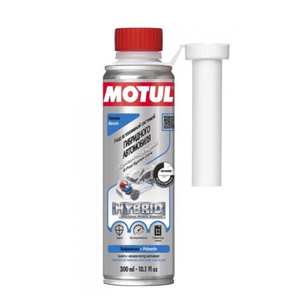 Очиститель топливной системы гибридного авто Motul E-Fuel System Care 0.3