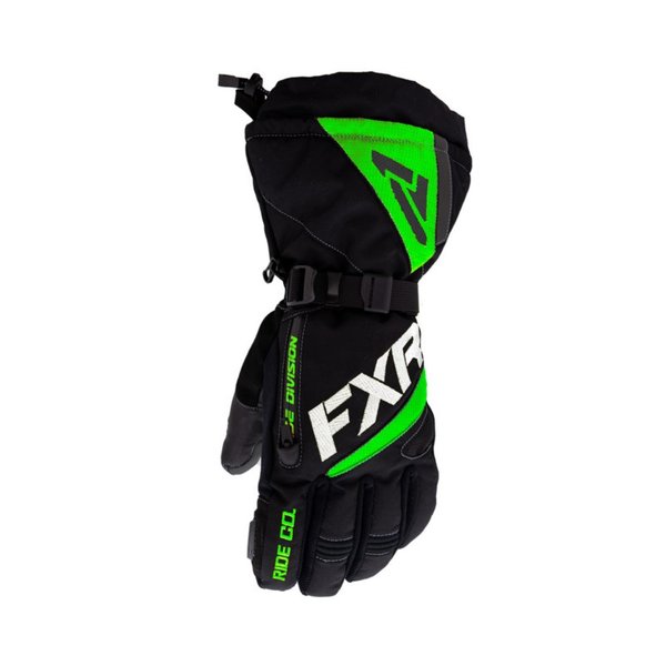 Перчатки FXR Fuel с утеплителем (Black/Lime, M)