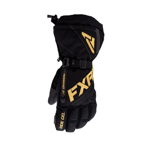 Перчатки FXR Fuel с утеплителем (Black/Gold, XL)