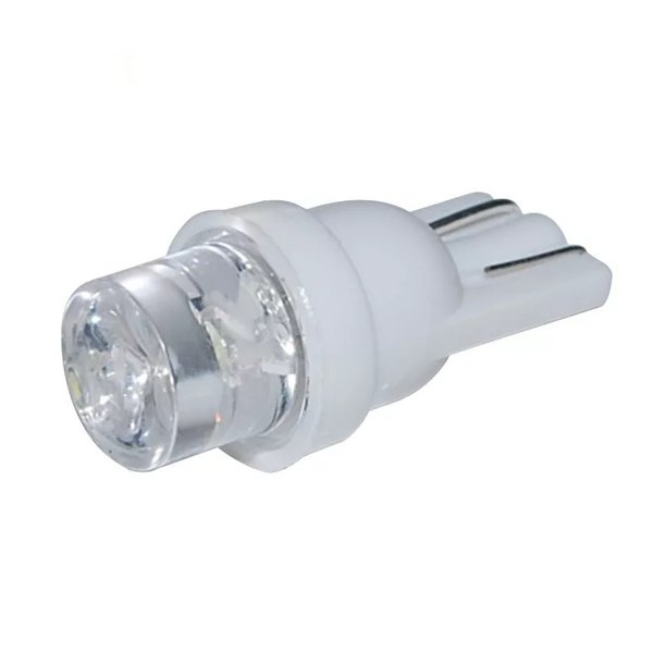 Лампа св/д T10 12V  LED White конус →