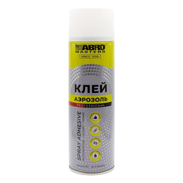 Клей-аэрозоль профессинальный Abro 200мл 