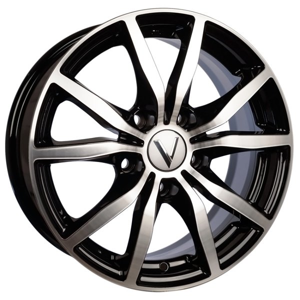 Диск литой 15*6,5 5*100 Et38 57,1 K57 Алмаз Черный Вектор