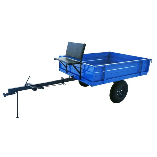 Телега ТПМ 2-441 Forza (узкое сидение, 500 кг., разъемное Т- образное дышло, тормоз, колеса 4*10)