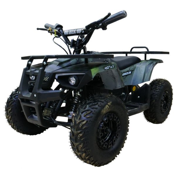 Комплект квадроцикла Grizlik X16 E1000BW (черно-зеленый) камуфляж