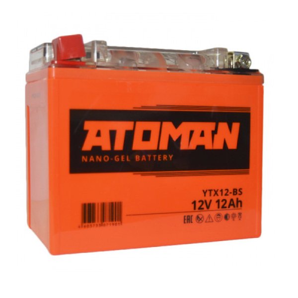 Аккумулятор Atoman Nano Gel 12 А/ч R