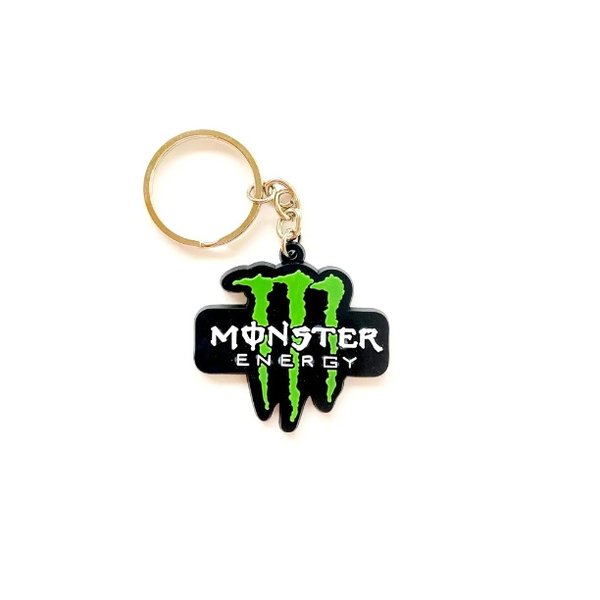 Брелок для ключей Monster Energy (черный/зеленый, 020387-803-1290)