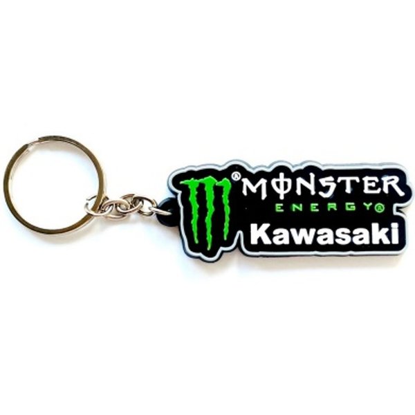 Брелок для ключей Monster Kawasaki (черный/зеленый, 020387-803-4043)