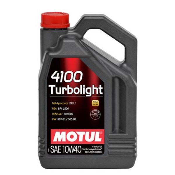 Масло моторное Motul 4100 Turbolight 10W40 5