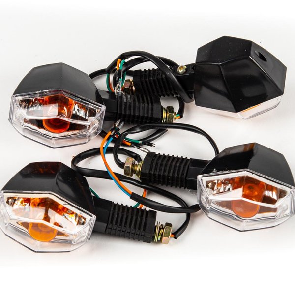 Поворот HY-336 (ромб/белое стекло)