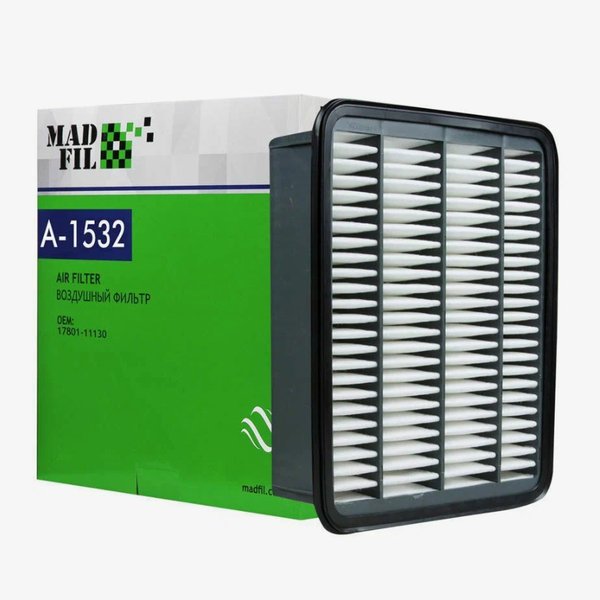 Фильтр воздушный Madfil A-1532 (A-1038 Vic/17801-11130 Оригинал Toyota) 