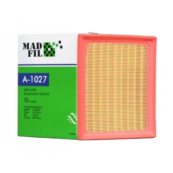 Фильтр воздушный Madfil A-1027 (A-1027 Vic/17801-37021/17801-37020) 