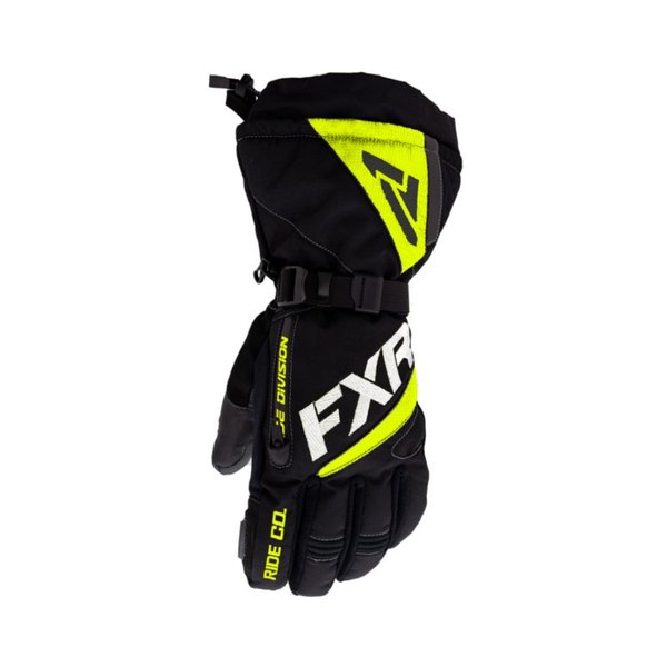 Перчатки FXR Fuel с утеплителем (Black/Hi Vis, 3XL)