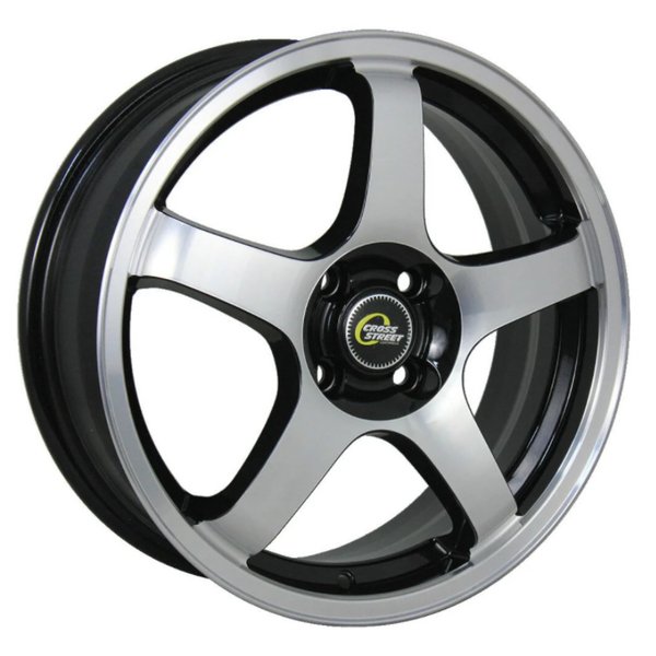 Диск литой 15*6 5*100 Et38 D57,1 CR-14 BKF Cross Street