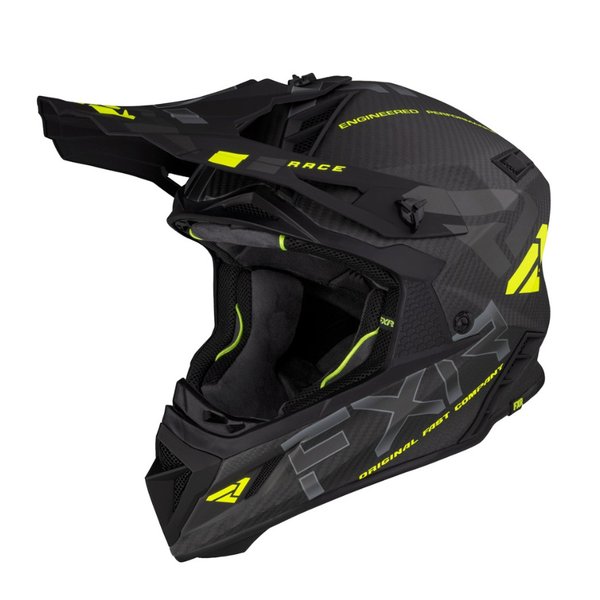 Шлем FXR Helium Carbon Hi Vis/Charcoal, M