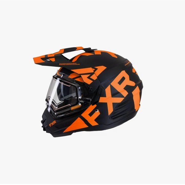 Шлем FXR Torque X Team с подогревом Blk/Orange, L
