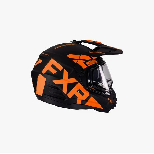 Шлем FXR Torque X Team с подогревом Blk/Orange, XL