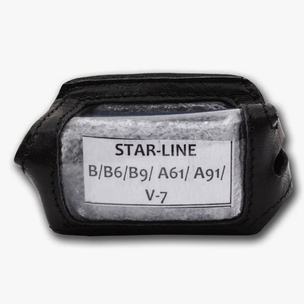 Чехол на сигнализацию Starline B9/91 кожа черная нитка