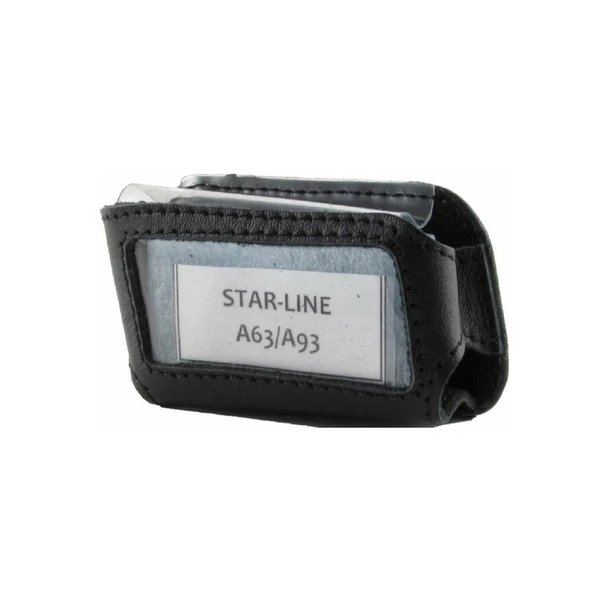 Чехлы на сигнализацию StarLine A 93 кожа черная нитка