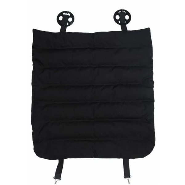 Накидка-подушка на передние сиденья (наполнитель гречневая скорлупа) черный