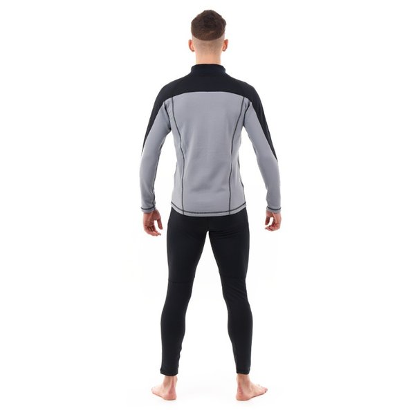 Термобелье зимнее с высоким воротом Мужское Black - Gray 2023 (L)