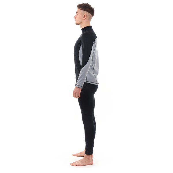 Термобелье зимнее с высоким воротом Мужское Black - Gray 2023 (XXL)