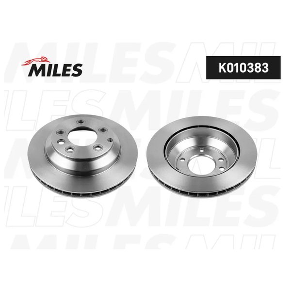 Диск тормозной задн VW 7L6615601D Miles K010383 Touareg I/II 7L# 7P# Audi Q7 D=330 (DF4487S)