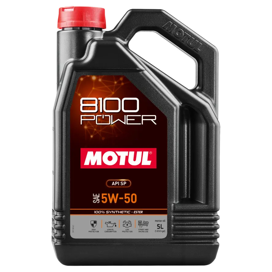 Масло моторное Motul 8100 Power 5W50 5 - Купить в Барнауле | Моторное масла  | Интернет-магазин автотоваров Иванор, Барнаул