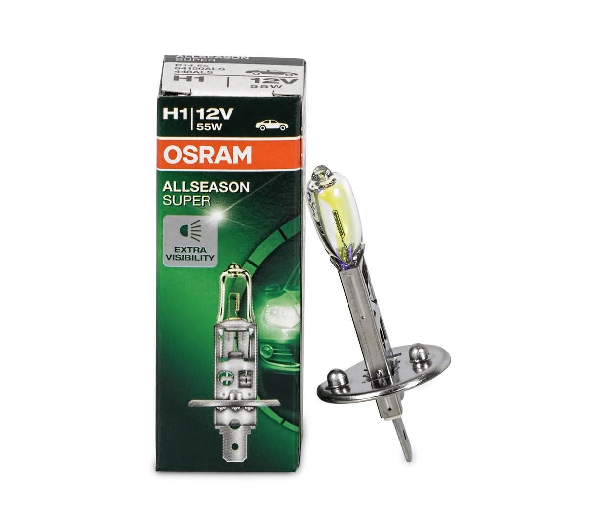 Лампа H1 Osram 64150АLS (55W)+ 30%Германия - Купить в Барнауле | Основной  свет | Интернет-магазин автотоваров Иванор, Барнаул