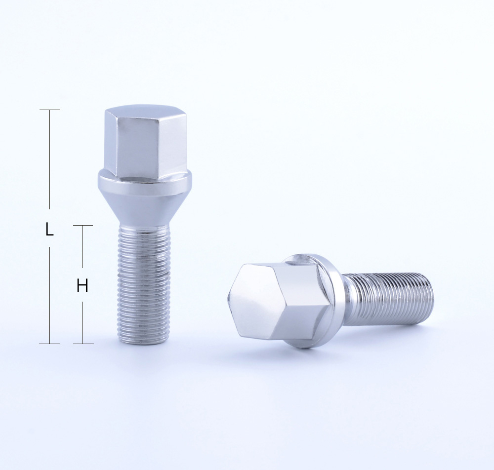 Болт колесный 12*1,25 76мм 50мм 17мм хром H-942-06 - Купить в Барнауле | Болты  колесные | Интернет-магазин автотоваров Иванор, Барнаул